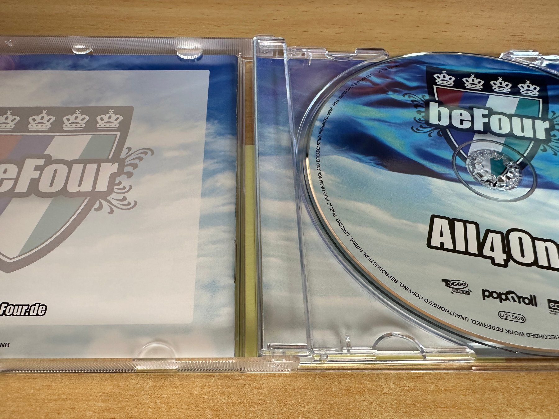 CD: beFour – All 4 One – Usato da Rikon im Tösstal venduto da Alpenmutz 2