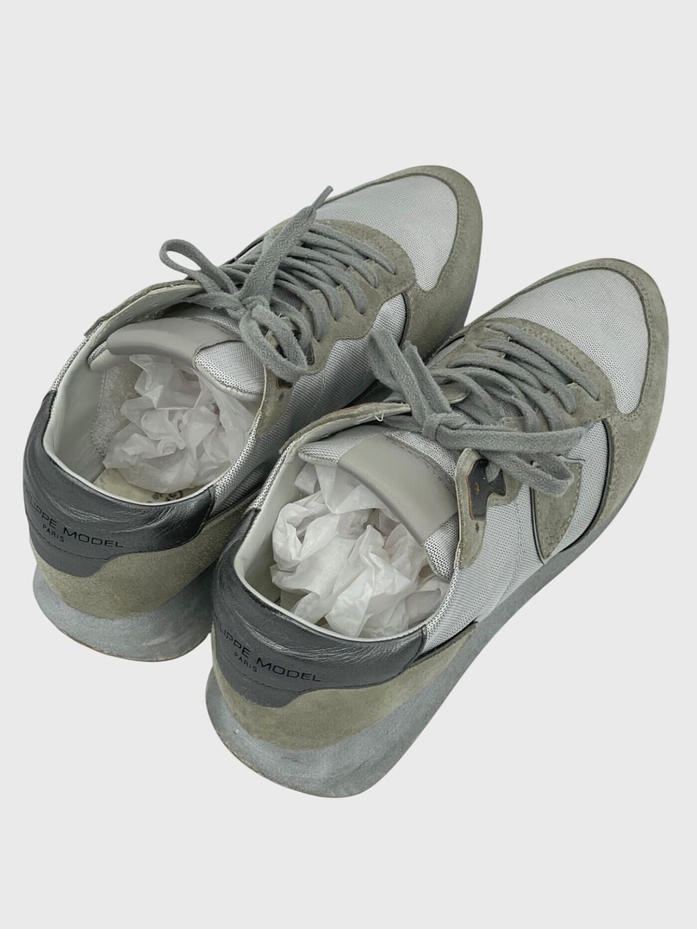 Scarpe da uomo: Philippe Model Tropez Low Top Sneaker EU 41 Grau – Usato da Zürich venduto da shoe_shop 3