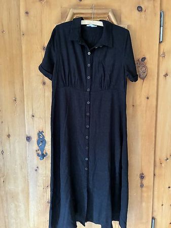 Kleid, schwarz, 46