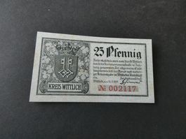 Dt. Reich, Wittlich - Notgeldschein