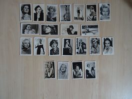 22 alte Sammelbilder "Die schönsten Frauen der Welt"