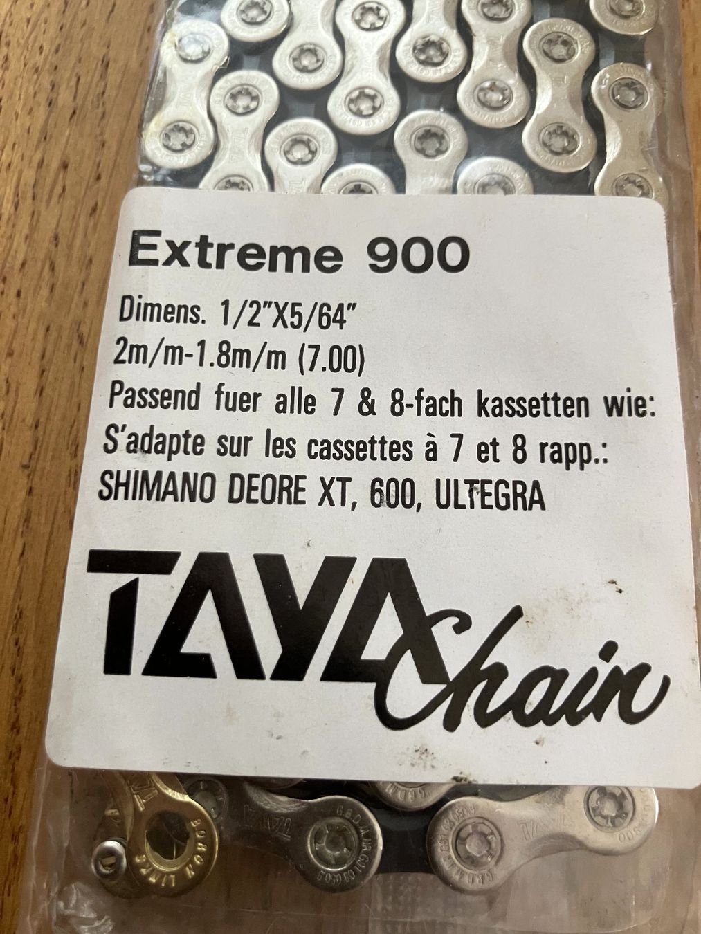 Pièces détachées: Taya extrem 900 Kette NOS – Neuf avec emballage d'origine à Obermumpf par Estrela67 1