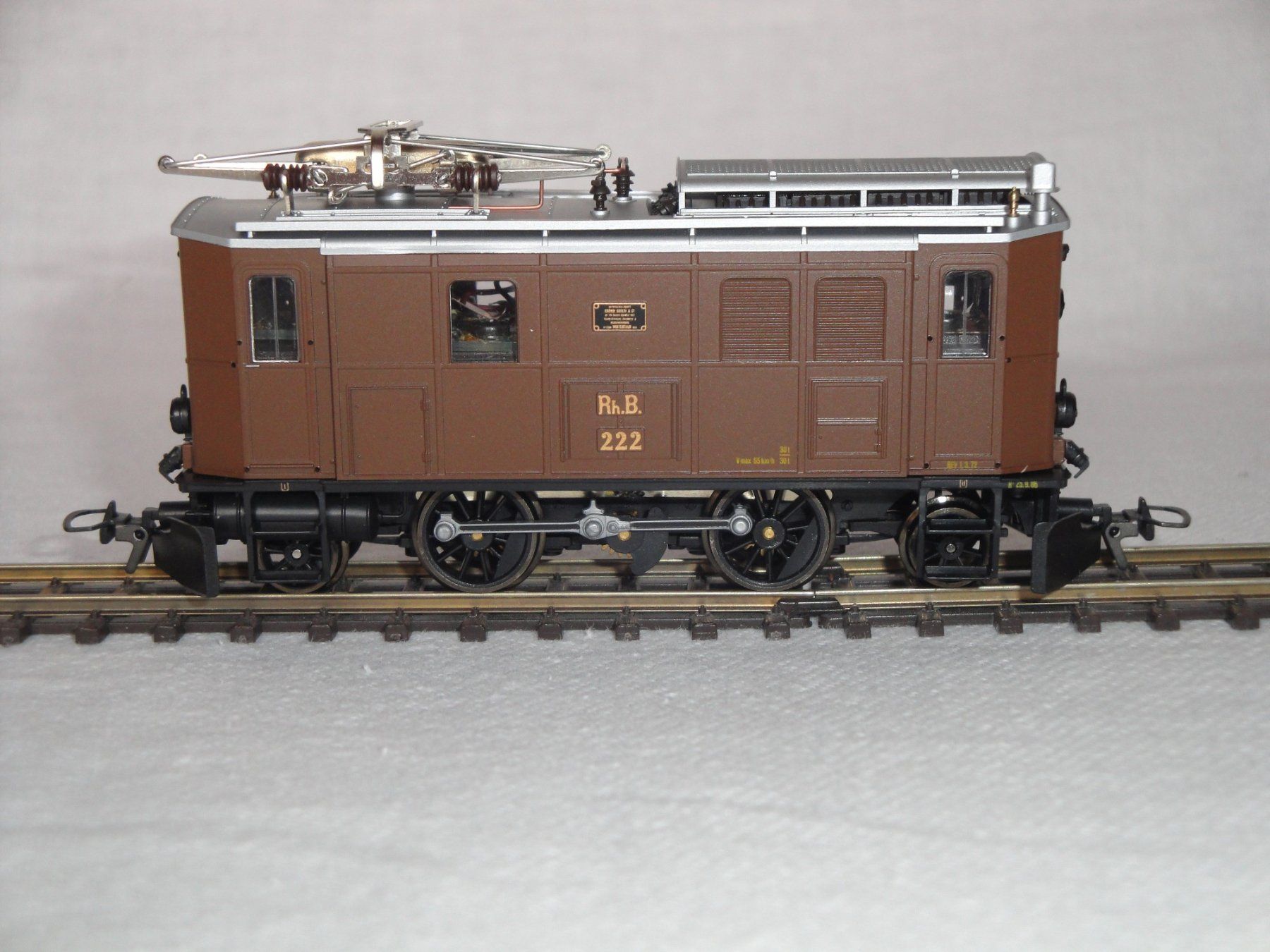 Bemo Modellini di ferrovie: Bemo RhB-Ge 2/4 222 – Nuovo e nell'imballaggio originale da Wolfwil venduto da heinzs3575