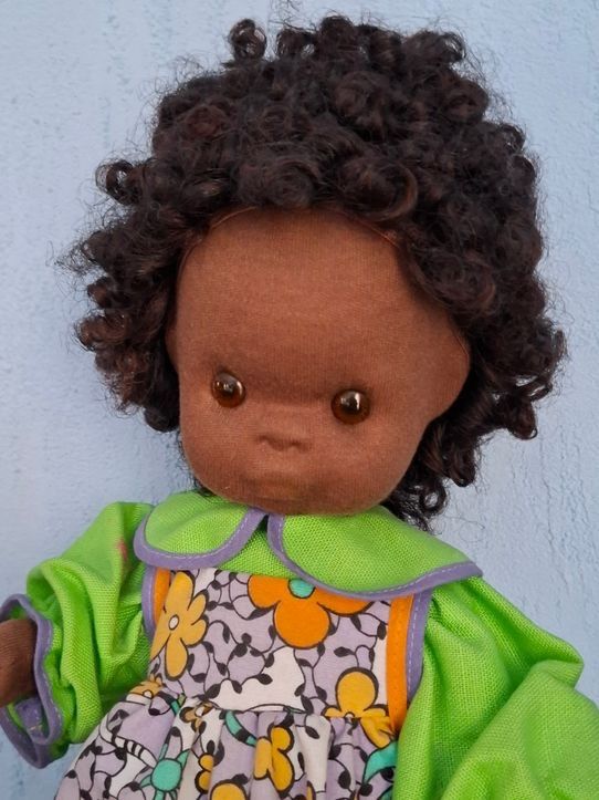 Bambole: Originalverpackte STUPSI DOLL Stoffpuppe Vintage – Nuovo e nell'imballaggio originale da Basel venduto da Batzelaibli 1