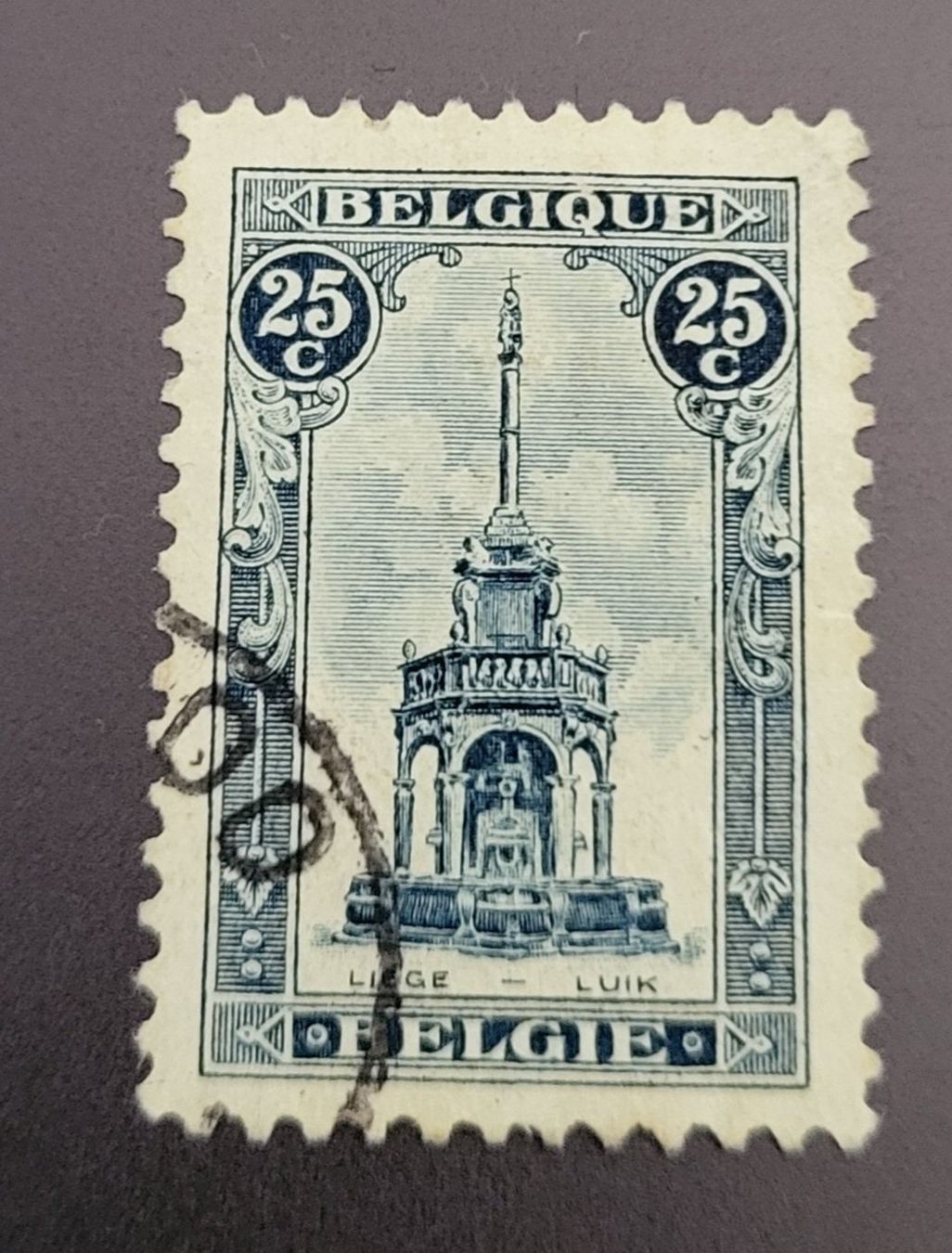 Tutti i francobolli: Belgien 1919 alte briefmarke – Usato da St Gallen venduto da Stampsalshobby