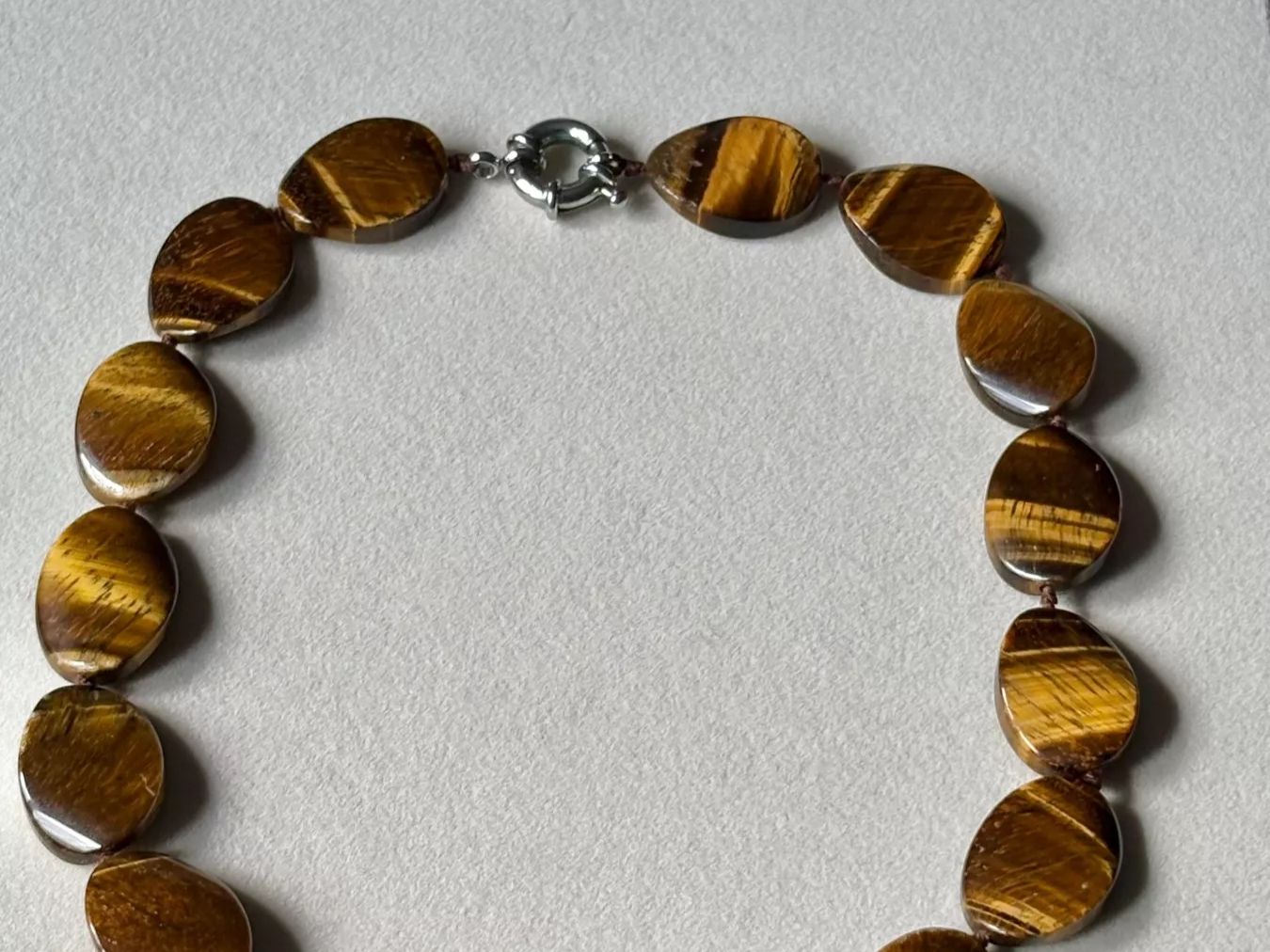 Catenine: Tigerauge Collier, 45 cm, S925 – Usato da Brugg AG venduto da lau_9rvy 1