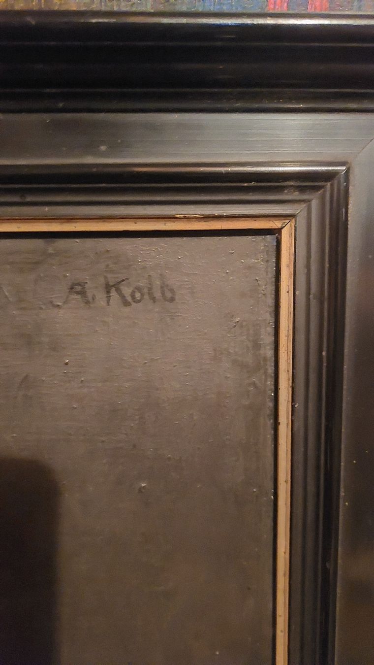 Dipinti: Direktor Fa Rauschenbach Schaffhausen A.Kolb IWC Gemälde – Usato da Opfertshofen SH venduto da museumswert 1