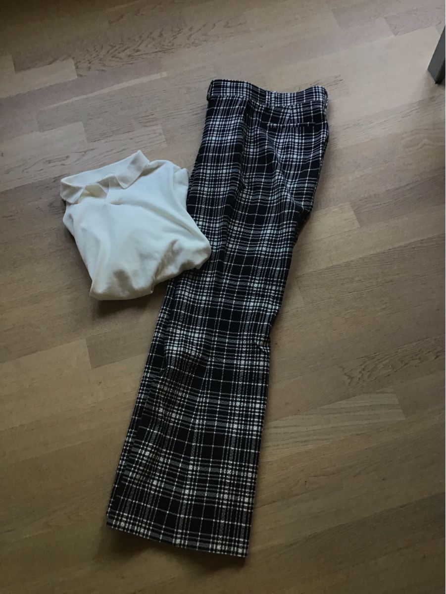 Sportmax Pantaloni: Luftige Karohose  mit weitem Bein, Grösse 38, Max Mara – Usato da Küsnacht ZH venduto da sehnsucht01 5