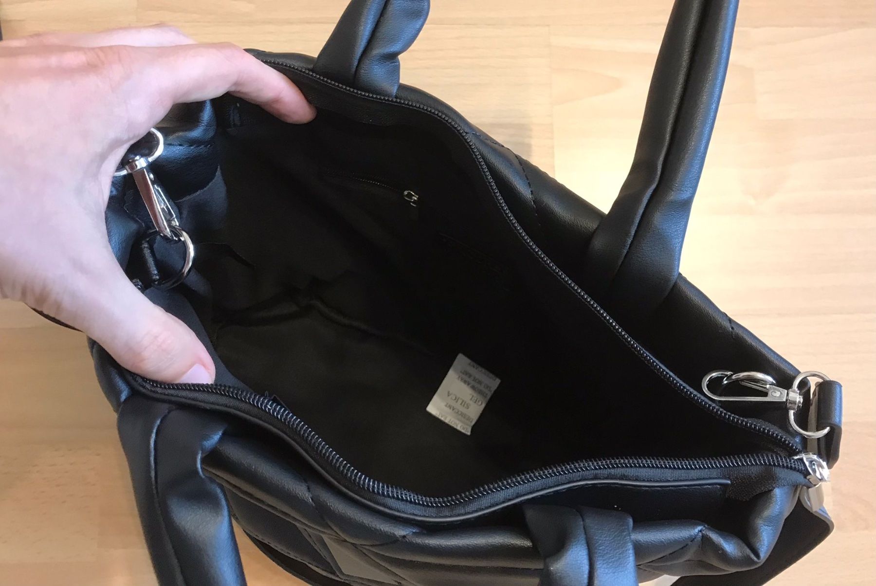 Borse: Tasche schwarz Kunstleder – Nuovo (secondo la descrizione) da Biel/Bienne venduto da SandraDG 3