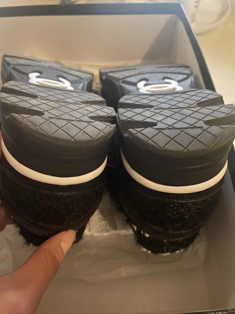 Chanel Scarpe da uomo: Chanel Tweet Sneaker – Usato da Erlinsbach SO venduto da VWV1 4