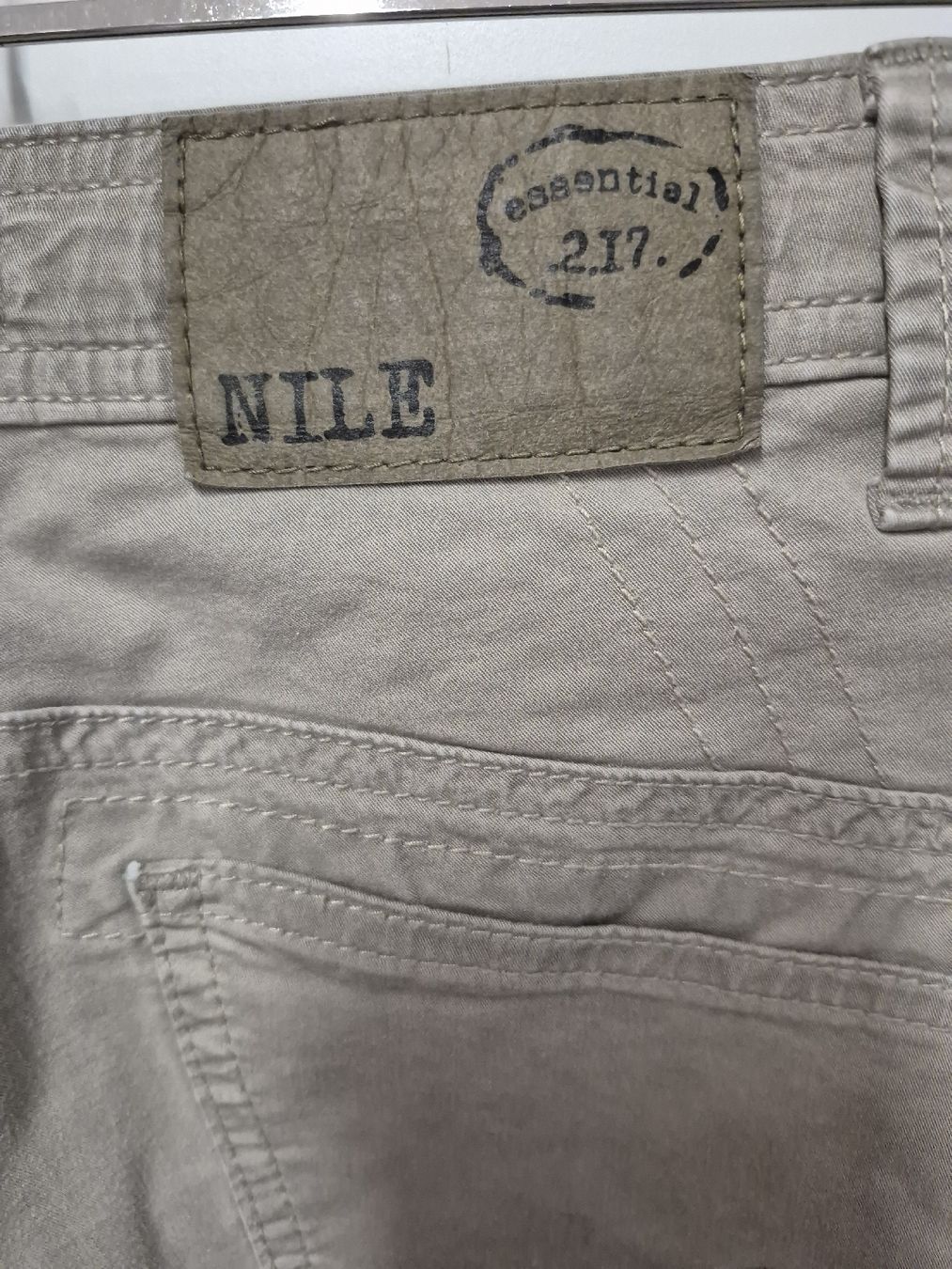 Nile Pantaloni: NILE Hose Stretch Gr.S braun, elegant, bequem – Usato da Merligen venduto da muss_haben 2