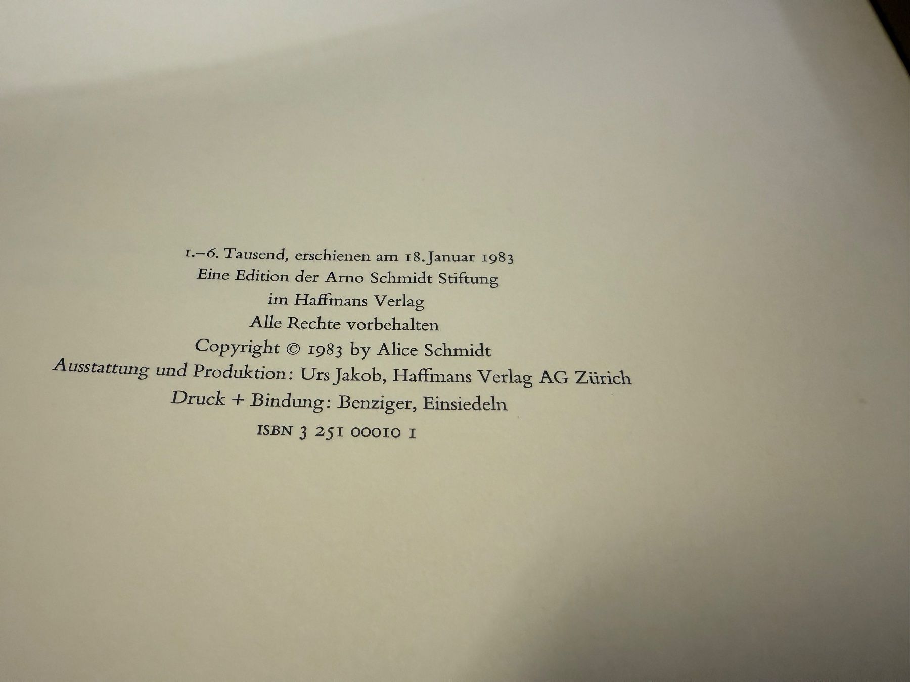 Bücher: Arno SCHMIDT Julia oder die Gemälde – Gebraucht aus Bern von Jwpm66 4