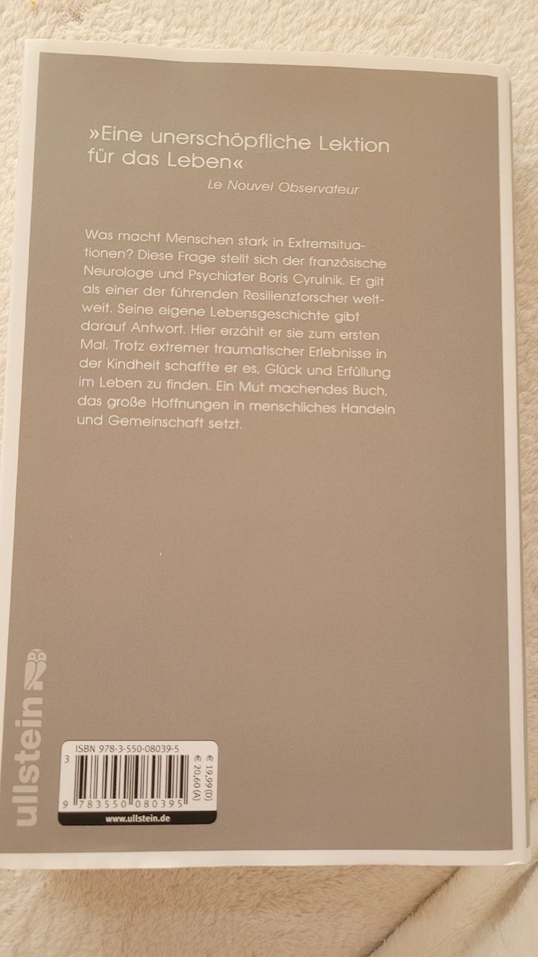 Libri: Boris Cyrulnik: Rette dich, das Leben ruft! – Usato da Horgenberg venduto da Klatschmohnmaria 1