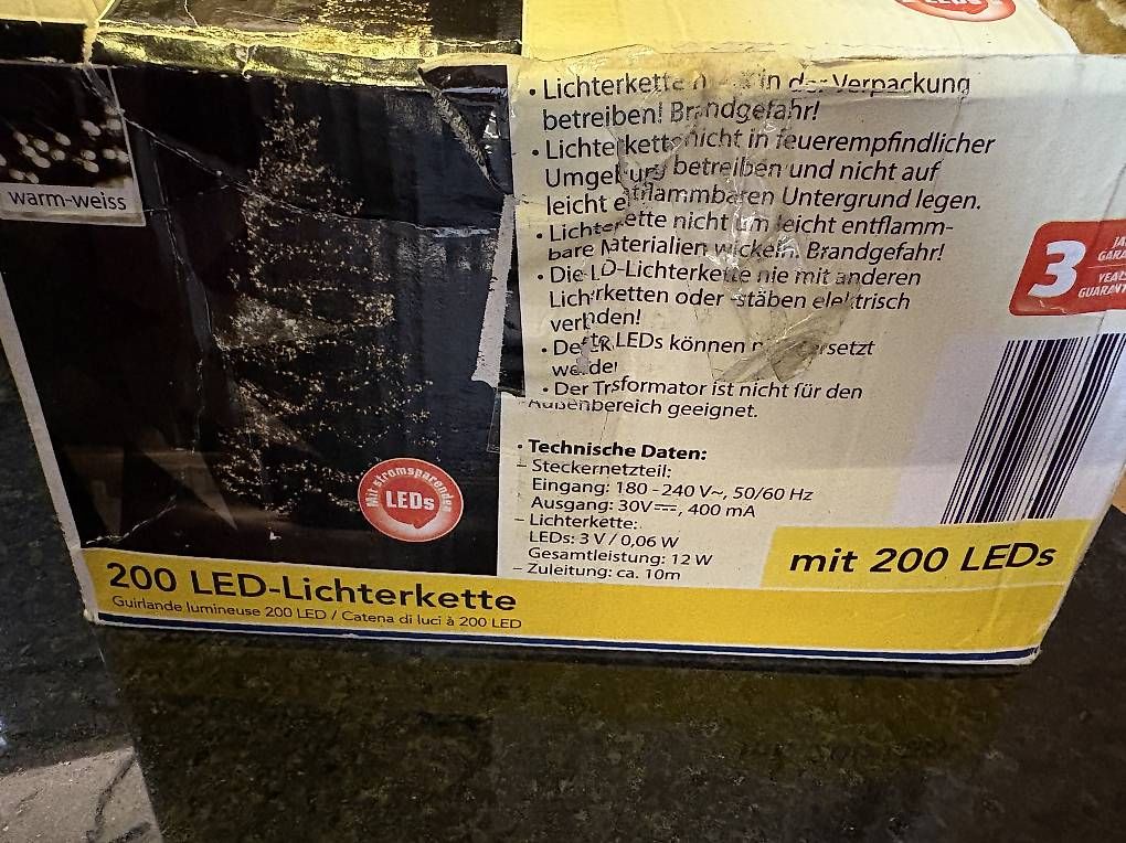 Ghirlande e barre luminose: Lichterkette Indoor – Usato da Glarus venduto da mgi0811 1