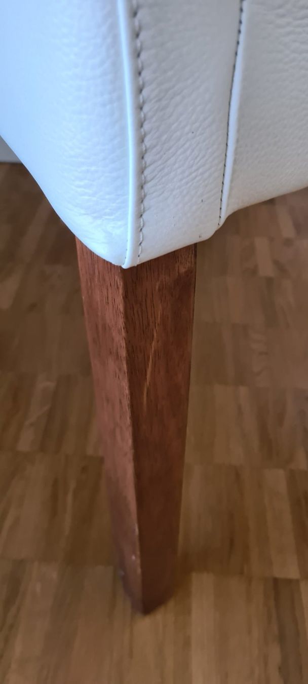 Poltrone: Sessel Echtleder mit Armlehnen Crèmeweiss – Usato da Aarau venduto da oksana90 2