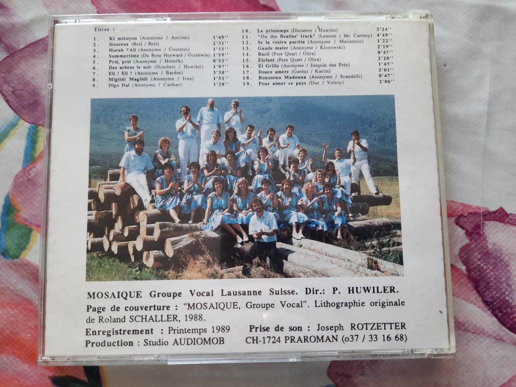 CD: CD Mosaïque - Direction P. Huwiler – Usato da Pully venduto da bro_n52j 1