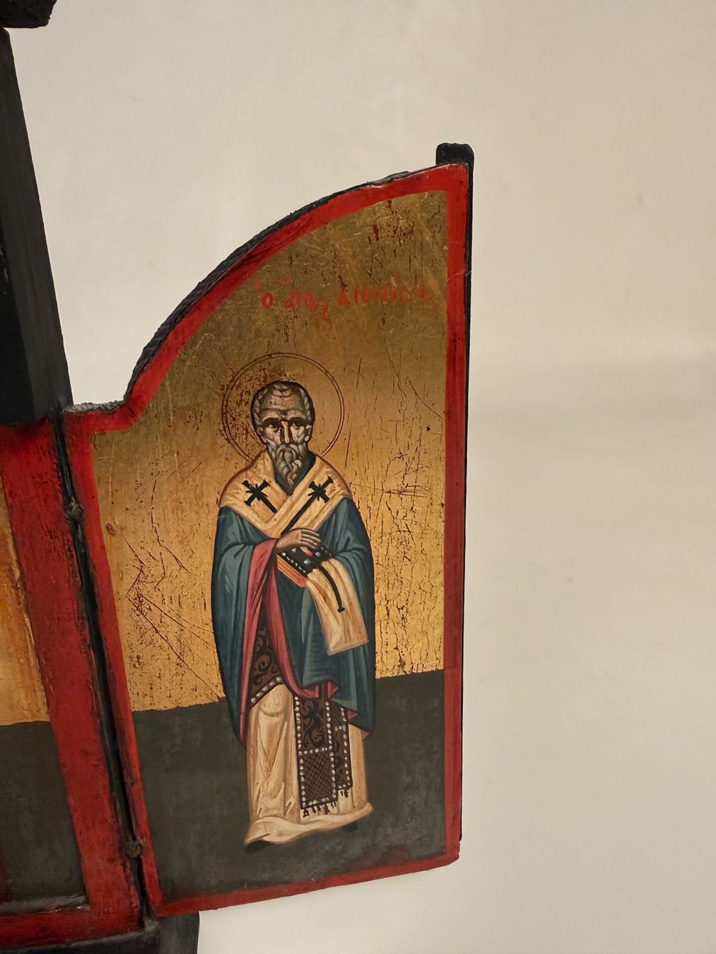 Poster & Bilder: Orthodoxe Ikone Triptychon Madonna Kind Holz Ikone – Gebraucht aus Itingen von uhu777 3