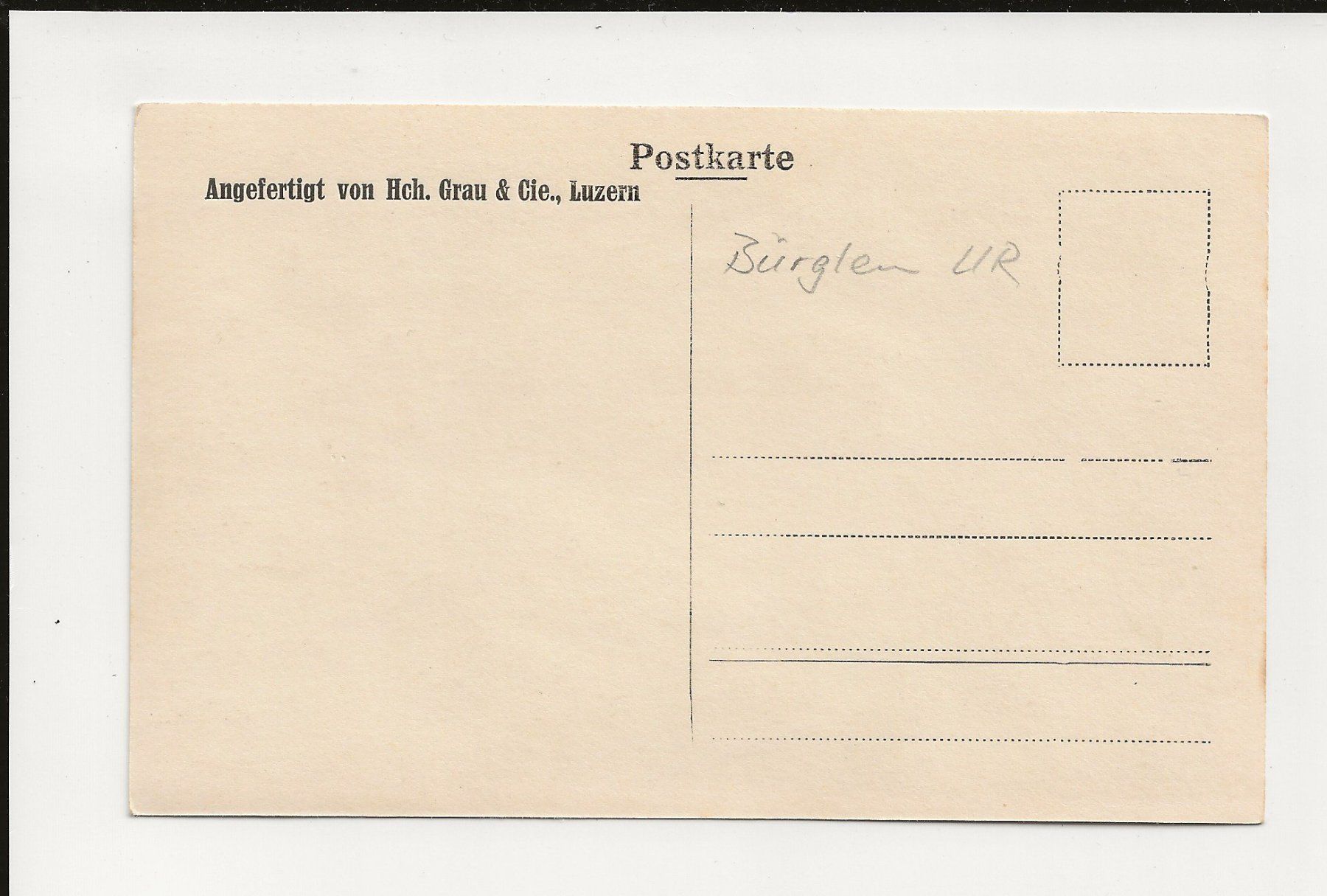 Ansichtskarten: AK ca.1925 Bürglen UR mit Steinbrücke – Gebraucht aus Greifensee von 315WDO 1