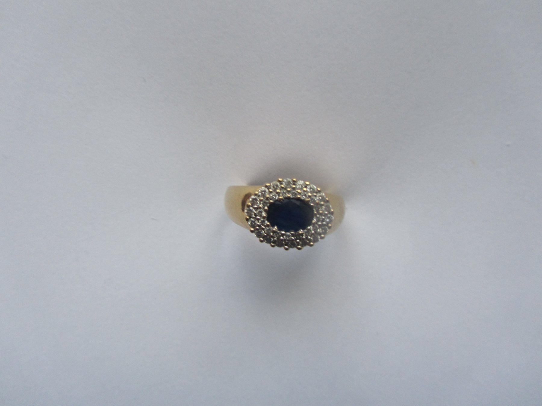 Anelli: Saphir Diamant Ring-18 K.Gold – Usato da Luzern venduto da Lucernauno