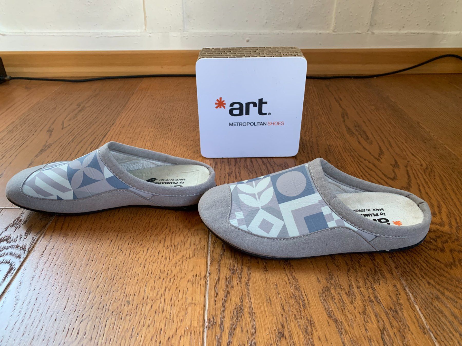 Art Scarpe da donna: Art Home Mules geometric grey Gr.37 – Nuovo (secondo la descrizione) da Zürich venduto da finsti 2