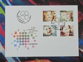 CL29 2x Enveloppe + Timbre Suisse 2011
