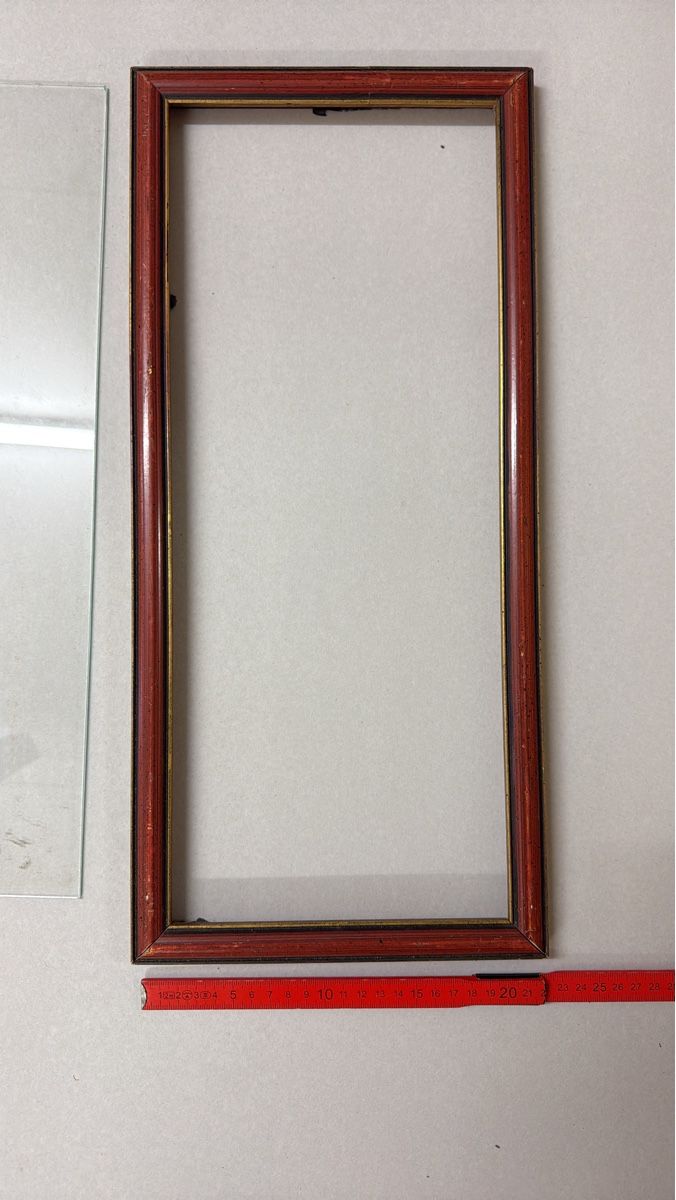 Cornici: Bilderrahmen Holz rot mit Glas Format 18x13 cm – Usato da Meienberg venduto da sony252