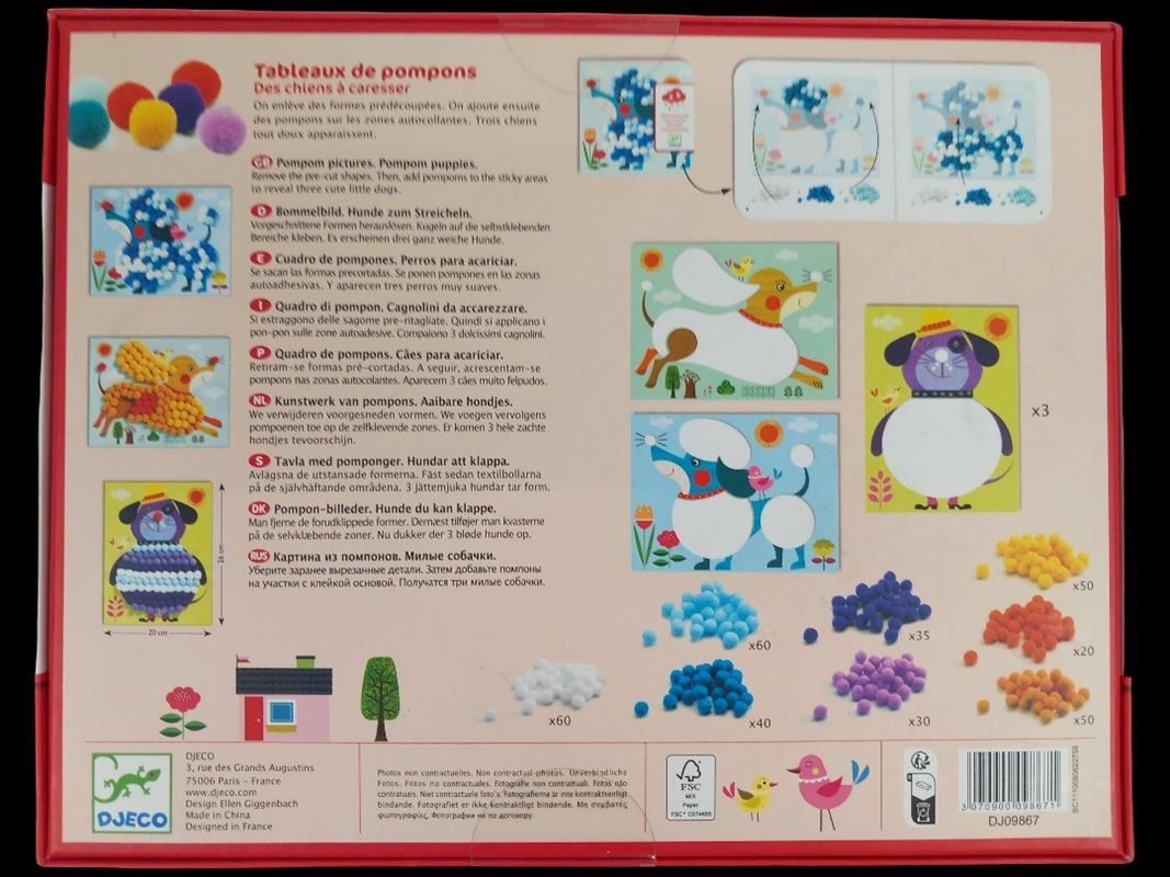 Djeco Bastelsets: Djeco Bommelbild – Neu und originalverpackt aus Hünenberg von Restwert_Zug 3