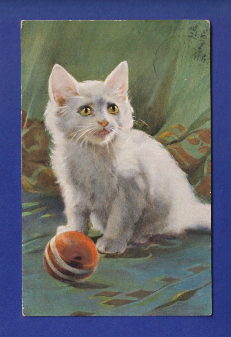 Cartoline postali: CHAT - Balle – Usato da Pully venduto da nicecards-shop