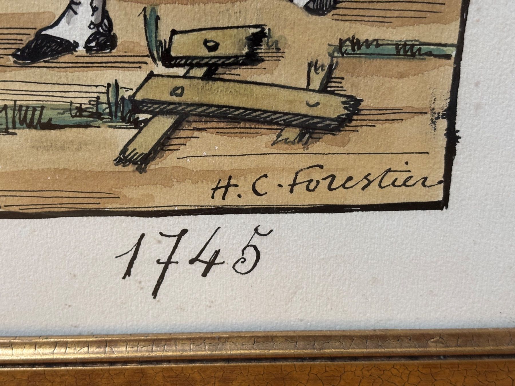 Dipinti: Image militaire, peintre Henry-Claudius Forestier – Usato da Chénens venduto da elomedc 1