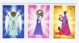 Briefmarken "Weihnachten". Nevis.
