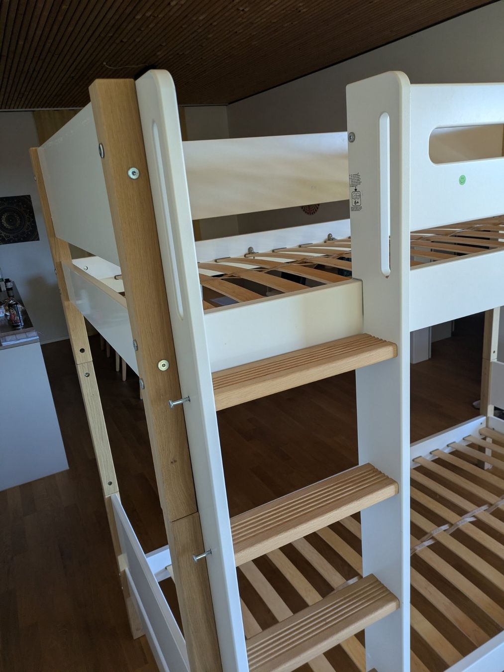 Flexa Letti: Flexa NOR Maxi Etagenbett Eiche/weiss – Usato da Buttisholz venduto da Rquadrat 3