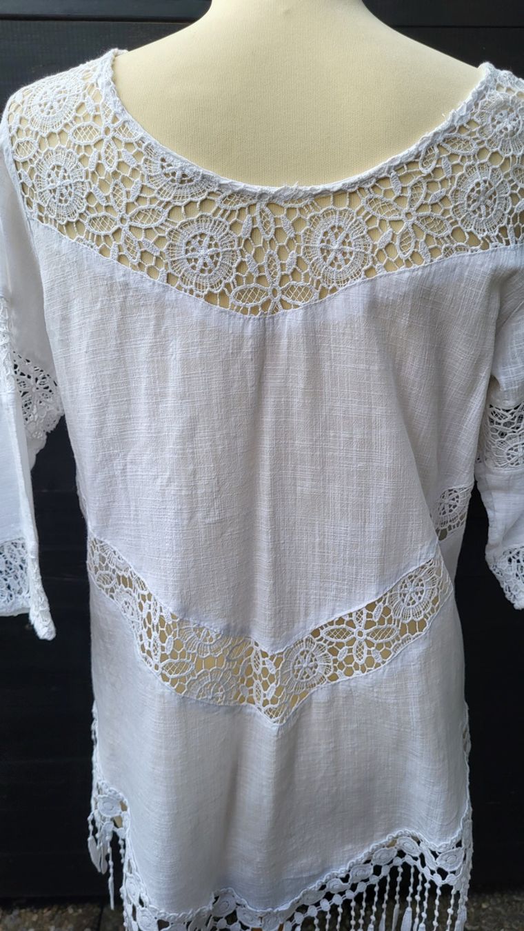 Tuniche: Blouse coton & lin – Nuovo (secondo la descrizione) da Fribourg venduto da VictoriaShop7 2