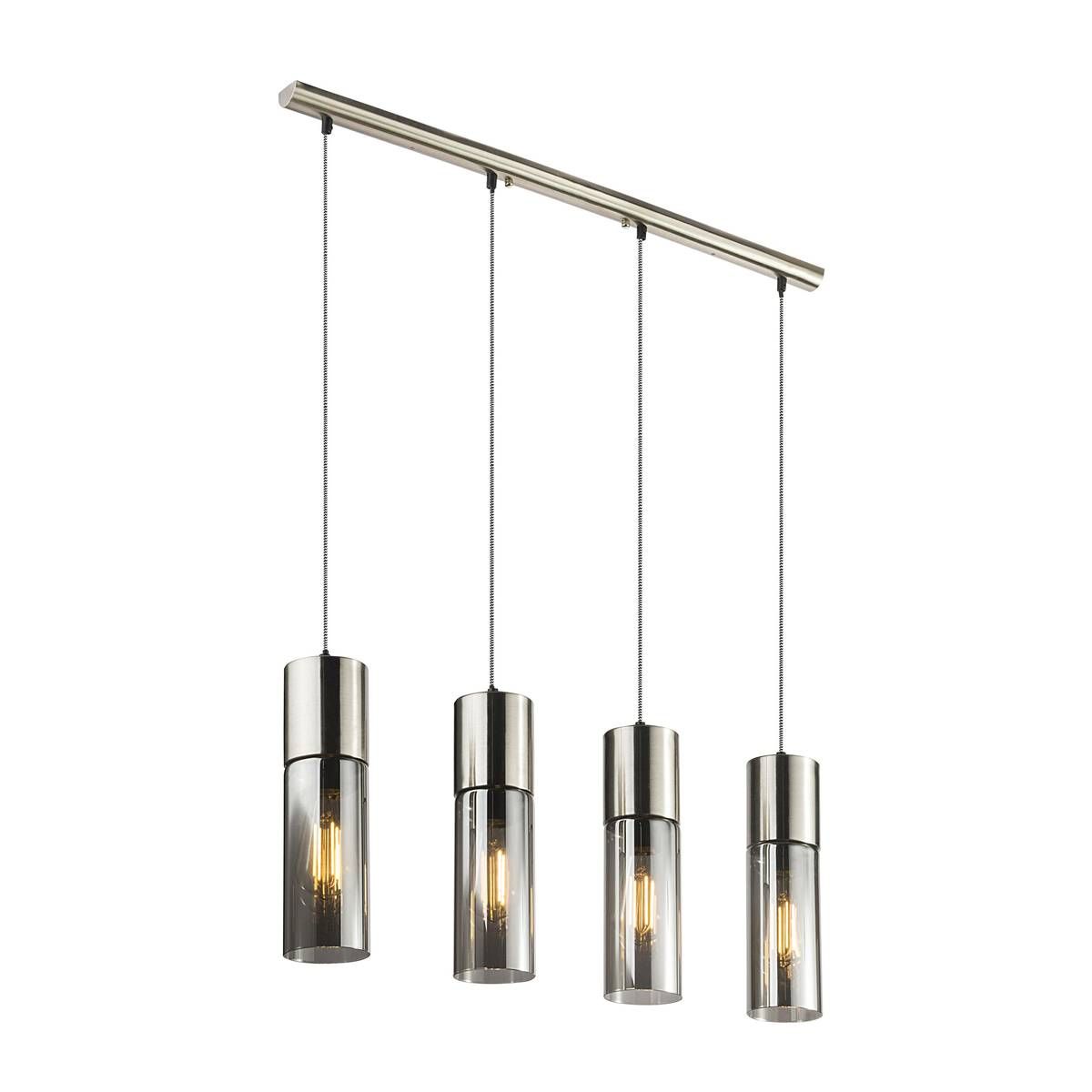 Lampadari & plafoniere: Pendelleuchte, Nickel, 80 cm x 9 cm – Nuovo (secondo la descrizione) da Kreuzlingen venduto da Smart-Light