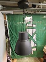 Hängelampe Schwarz Metall Durchmesser ca 47 cm ( D1)
