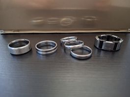 Herren Ring 5x  inkl. 1x von Calvin Klein 