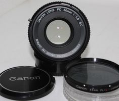 CANON #733107 FD 1.8 / 50 mm S.C. + CANON-Filter
