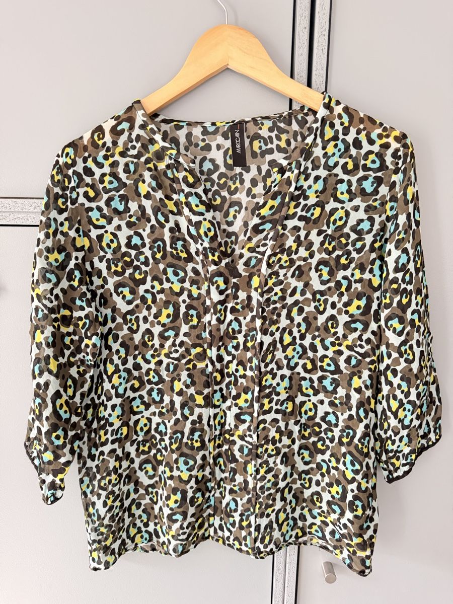 Marc Cain Camicette: Marccain Animal Print /Leo Bluse 38 – Usato da Einsiedeln venduto da kalliopee