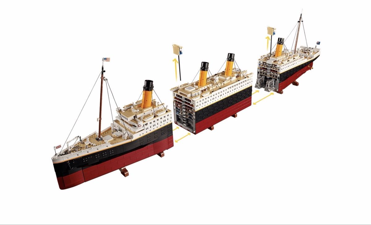 Lego Kit di costruzioni: LEGO Titanic 10294 – Nuovo e nell'imballaggio originale da St.Gallen venduto da X5m3z3 3
