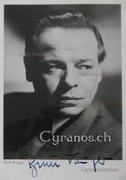 Bum Krüger (1906-1971) Schauspieler - Autogramm