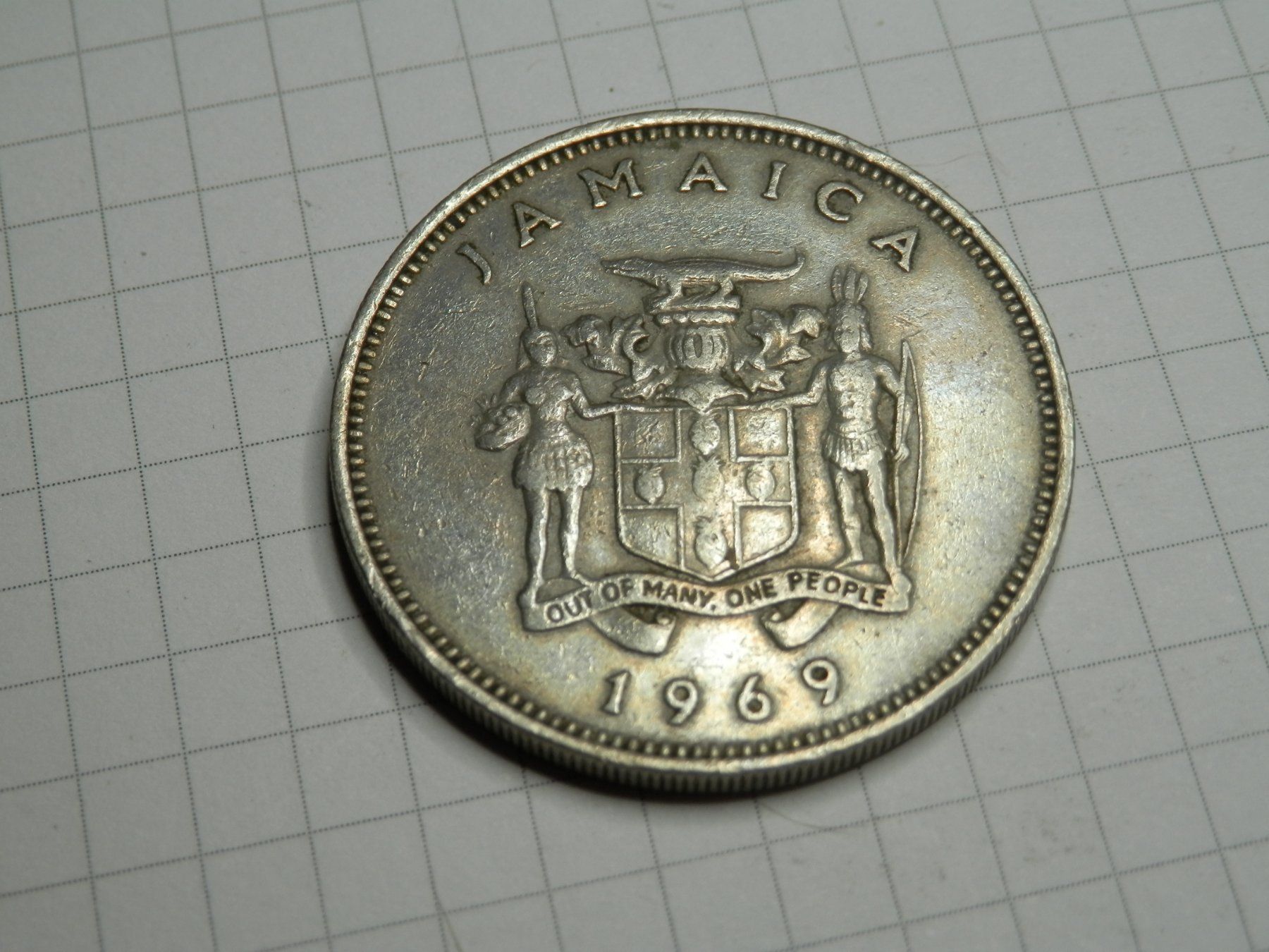 Tutti le monete: Jamaika 20 Cent, 1969 – Usato da Weiach venduto da weiach81
