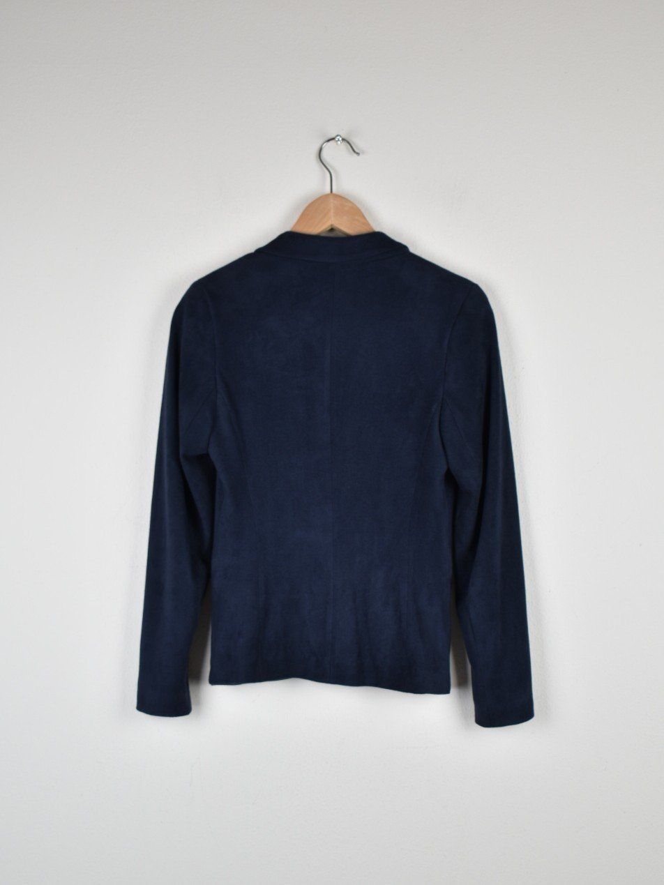 Esprit Giacche: Esprit Blazer, Gr.32/34, dunkelblau, Wildlederoptik – Nuovo (secondo la descrizione) da Nürensdorf venduto da 2ND_STORY 2