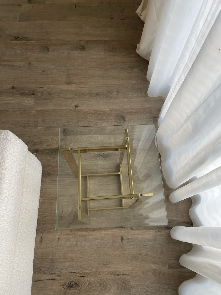 Beliani Comodini: Goldener Glas-Beistelltisch – Usato da Anglikon venduto da alessandra.na 2