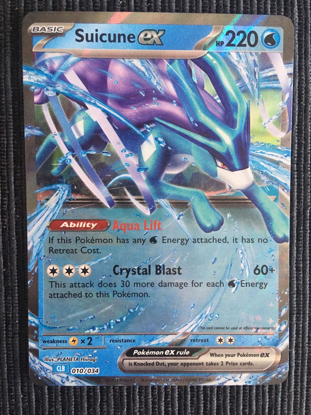 Pokémon Carte collezionabili: Pokemon Suicune EX CLB Classic Collection – Nuovo (secondo la descrizione) da Wabern venduto da Collectfun
