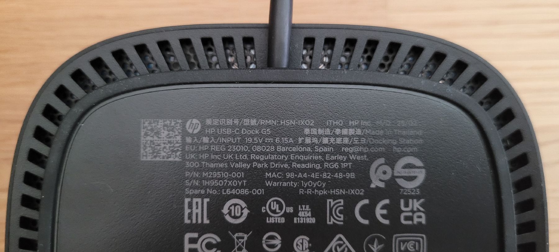 Hewlett Packard Docking station: HP USB-C Dock G5 – Nuovo (secondo la descrizione) da Emmenbrücke venduto da ReadySI 1