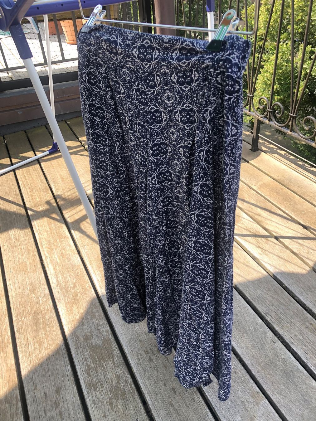 Gonne: Leichter Sommerrock blau Gr. XS/S – Usato da Solothurn venduto da See203 1