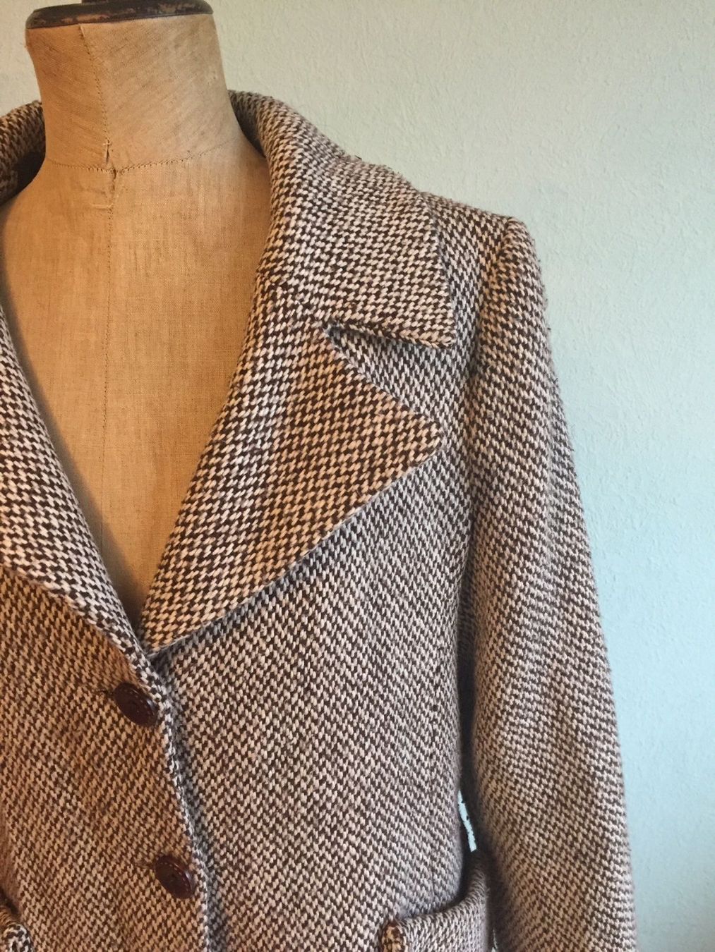 Mäntel: Manteau brun et blanc – Gebraucht aus Genève von ct_fqr8 1