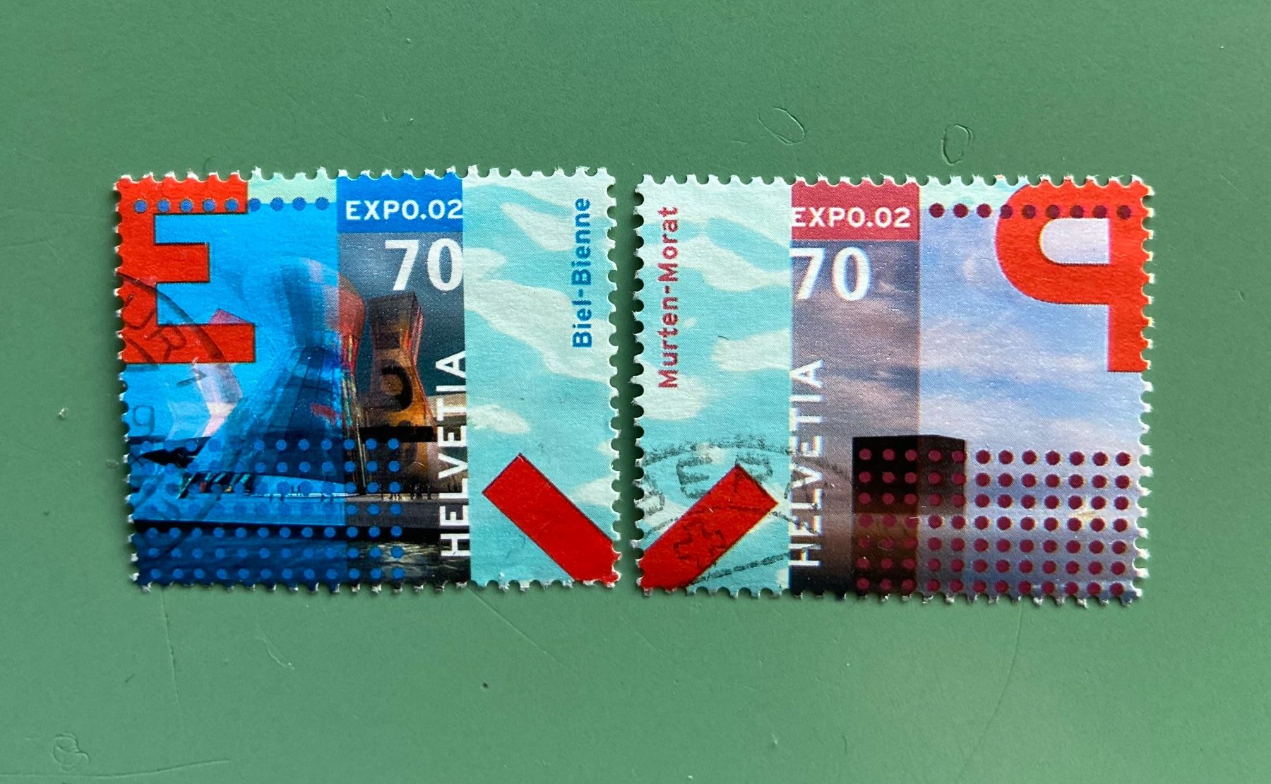 Tutti i francobolli: Sonderblock EXPO 2002 – Usato da Münchringen venduto da Hegelime-38 1