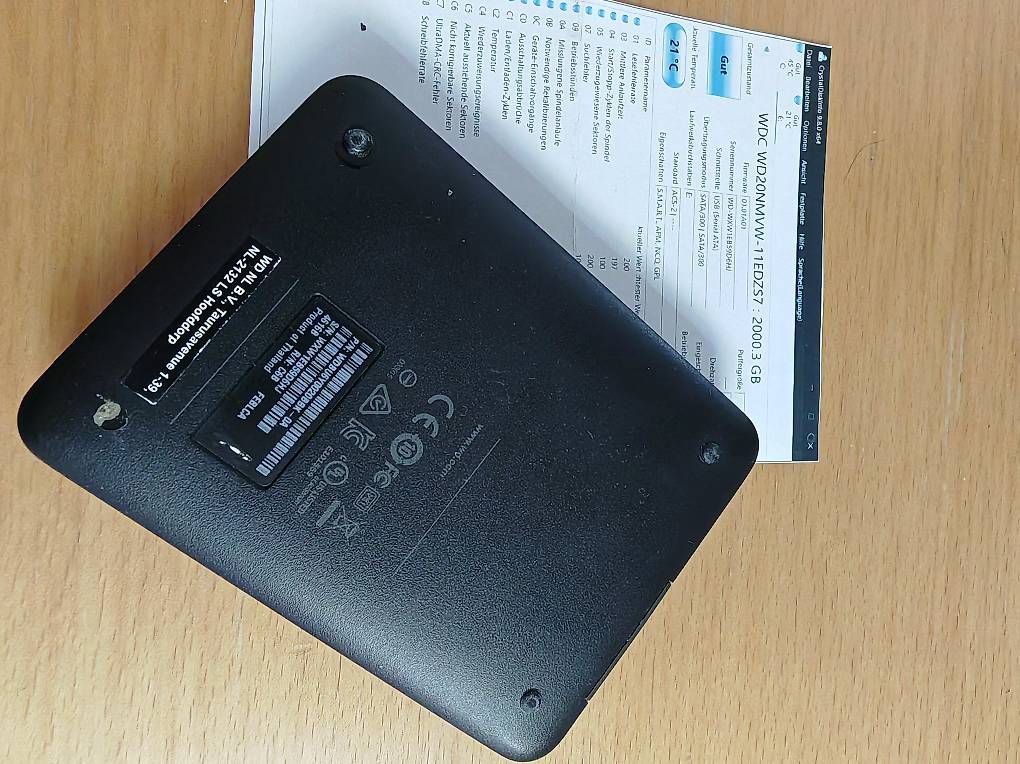 Dischi rigidi: Externe Festplatte 2TB von Western Digital – Usato da Altbüron venduto da Previa0 1
