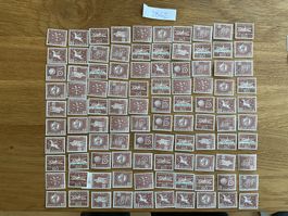 60Fr Ämter Frankaturware ungestempelt postfrisch Sammlung