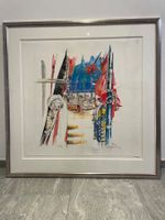 Top Litho von Rolf Knie gerahmt un Künstlerrahmen! - Top!